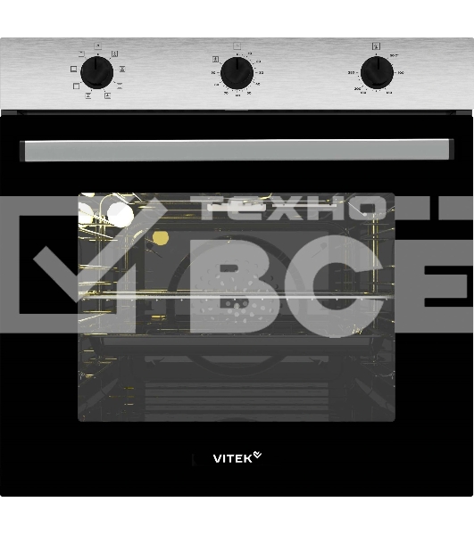Духовой шкаф электрический Vitek VEO 6380 IX нержавеющая сталь