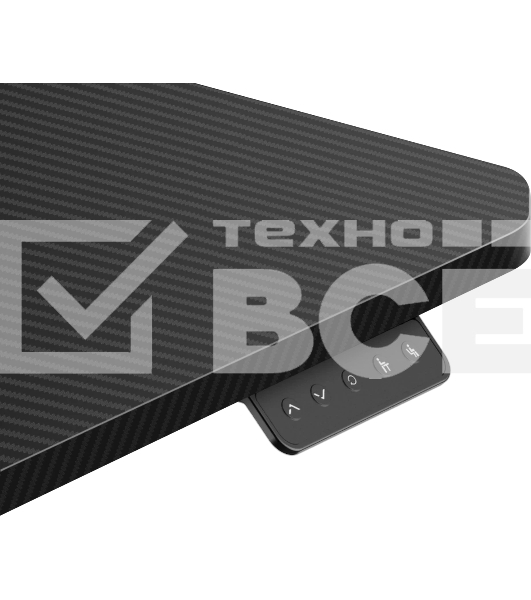 Стол игровой компьюерный Exos черн, 159x75L, высота 72-117 см