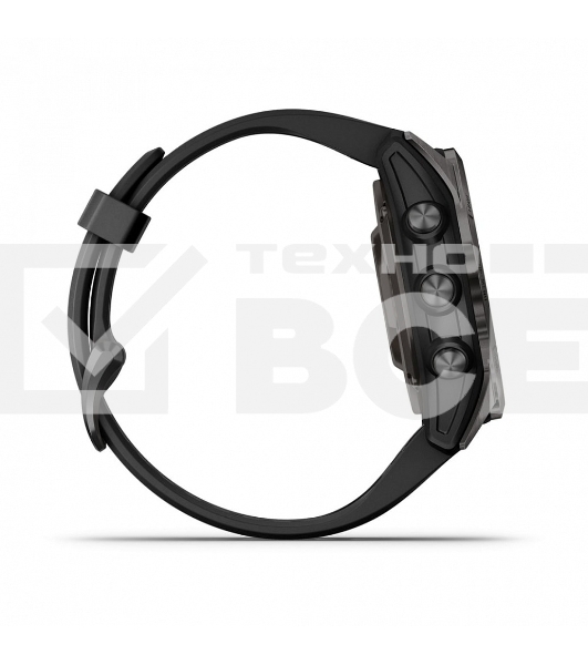 Смарт-часы Garmin Epix Pro Gen 2 Sapphire 30.4мм 1.2' AMOLED корп.черный рем.черный (010-02802-15)