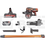 Пылесос вертикальный Endever SkyClean VC-301 черный/оранжевый, питание от аккумулятора, 75 Вт, уборка сухая, пылесборник 0,8 л, фото2