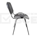 Стул OLSS ИЗО В-40 ткань темно-серый черная порошковая краска, фото2