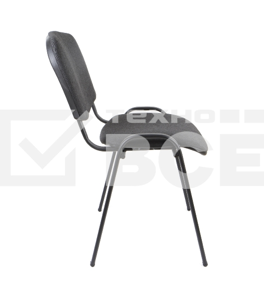 Стул OLSS ИЗО В-40 ткань темно-серый черная порошковая краска