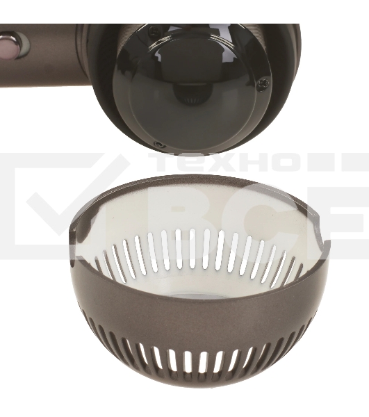 Фен Redmond HD1700 серый/коричневый, 1500 Вт, ионизация