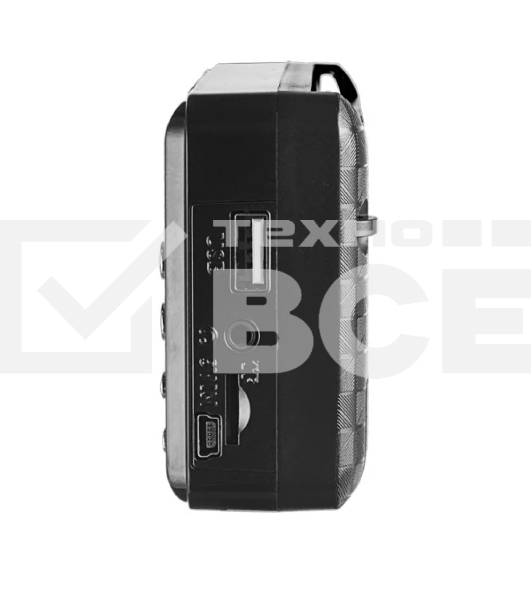 Радиоприемник цифровой Perfeo PALM FM+ 87.5-108МГц/MP3/питание USB или 18650/черный (i90-BL)