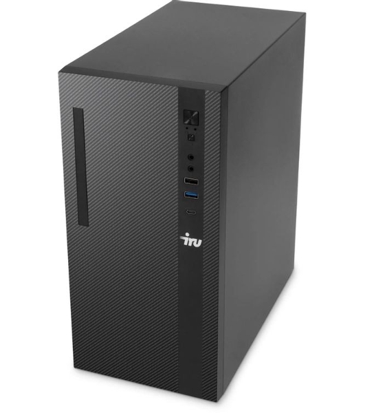 Компьютер IRU Planio 310H6SC MT i3 14100F (3.4) 16Gb SSD512Gb GT610 2Gb Windows 11 Pro GbitEth 230W черный (2153498)