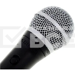 Кардиоидный вокальный микрофон c выключателем, с кабелем XLR -XLR SHURE PGA48-XLR-E, фото4