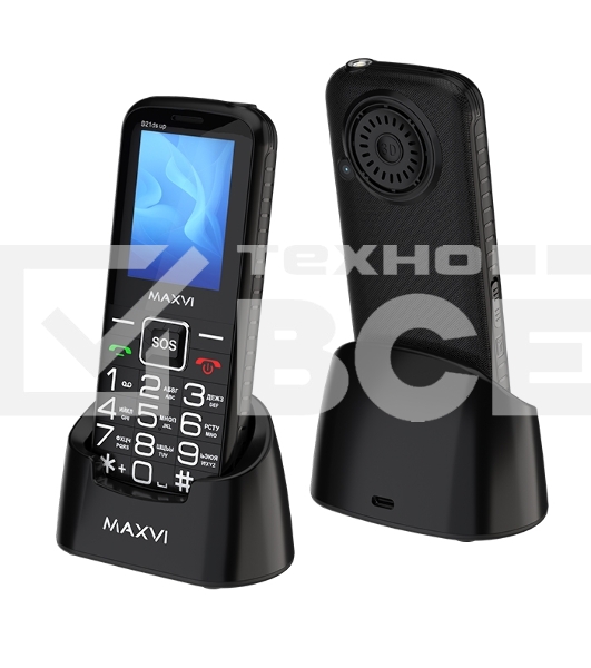 Мобильный телефон Maxvi B21ds up черный