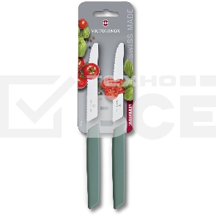 Набор ножей кухон. Victorinox Swiss Modern (6.9006.11W43B) компл.: 2предм. шалфей блистер