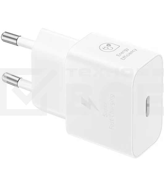 Сетевое зарядное устройство Samsung EP-T2510 25W Type-C белый + cable