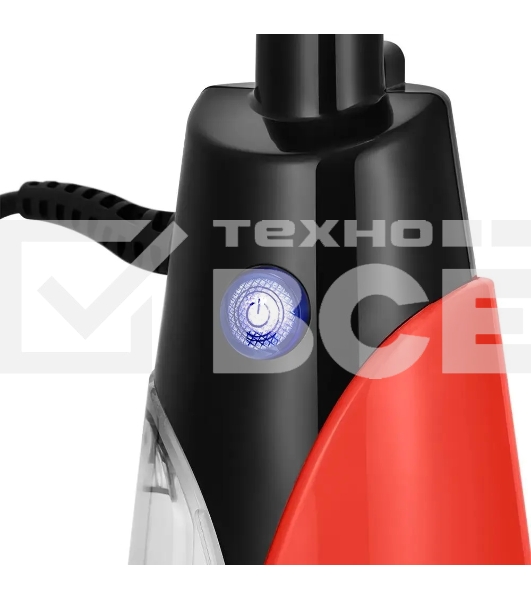 Швабра паровая Kitfort КТ-3939 1300Вт красный/черный