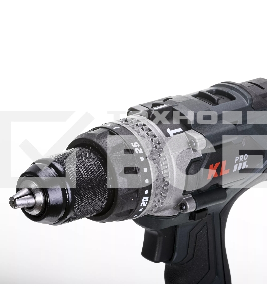 Профессиональный аккумуляторный бесщеточный ударный шуруповерт Klpro KLDM18BHX-50 (18В, Li-ion-2шт, 5.0А·ч, 150Нм, 2 скорости, подсветка, магнитная бита,З/У,в кейсе)