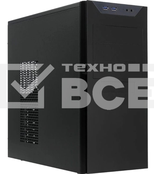Компьютерный корпус MidiTower Powerman BA833 черный (без блока питания)