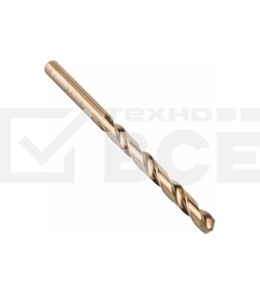 Сверло по металлу Denzel 8 мм, HSS Co-8%