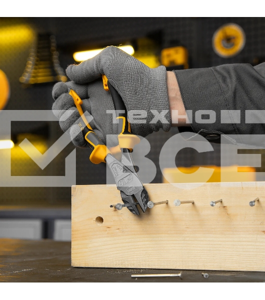 Бокорезы усиленные Denzel 180 мм, трехкомпонентные рукоятки