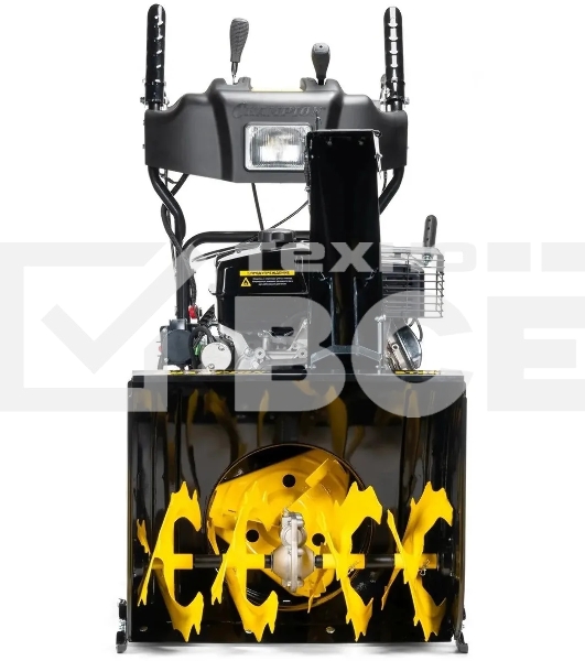 Снегоуборщик Champion ST861 8 лс 61 см 6F/2R колеса 6 л 85 кг эл. стартер, фара, обогрев