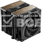 Кулер для процессора DEEPCOOL AK620 G2 LGA1851/1700/1200/115X/AM5/AM4 (8шт/кор, TDP 260W, PWM, DUAL Fan 120мм, 6 тепл. трубок, Copper Base, Wood-grain top cover, черный) RET (R-AK620G2-BKNNMN-GJD), фото 1