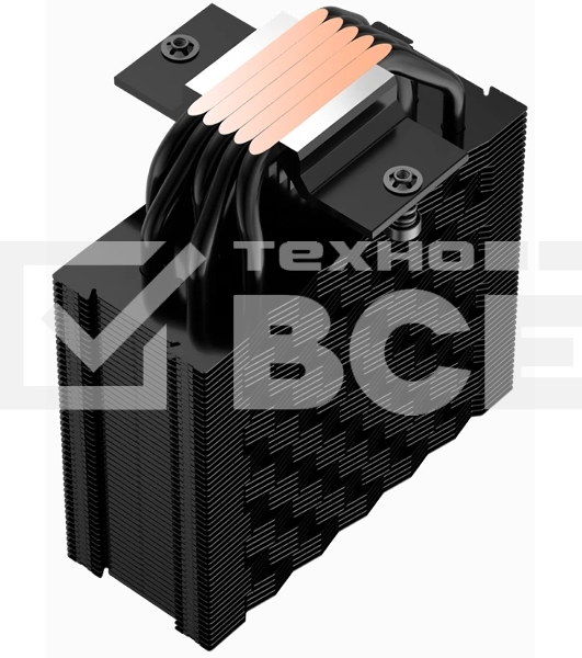 Устройство охлаждения (кулер) PcCooler RZ500 Soc-AM5/AM4/1200/1700/1851 черный 4-pin 32dB Al+Cu 250W Ret (RZ500-BKNWNX-GL)