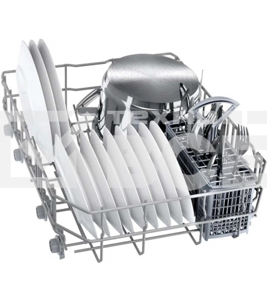 Встраиваемая посудомоечная машина Bosch SPV2IKX01Q 45см.,Home Connect, Класс A-А-A;5 прогр.:Экономичная, Интенсивная 70°, Quick L, Быстрое мытье 45°C, персональная программа. Удаленный запуск через приложение на смартфоне, IntensiveZone, 1/2 Загрузка, Hyg