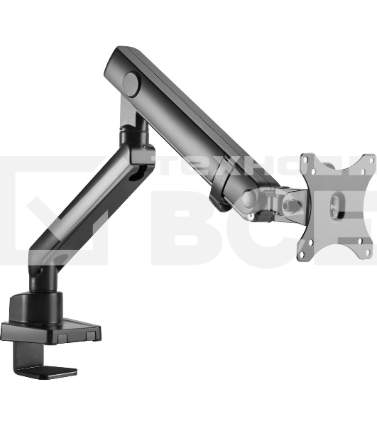 Кронштейн для мониторов Ultramounts UM709 черный 17'-32' макс.8кг крепление к столешнице поворот и наклон