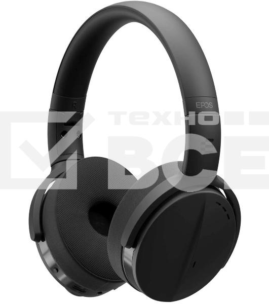 Беспроводные/проводные наушники EPOS Adapt 560 черный, накладные, Bluetooth + USB, активное шумоподавление