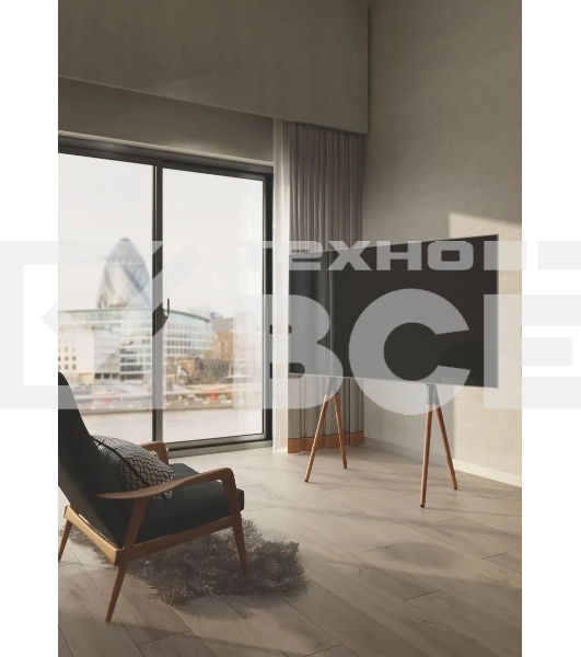 Подставка для телевизора Cactus CS-ST1247BKWN черный/орех, 49'-70' макс. 40 кг, напольный