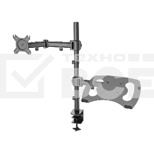 Кронштейн для монитора/ноутбука Cactus CS-VM-LH07-BK черный, 13'-27' макс. 8 кг, настольный, поворот и наклон