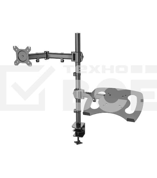 Кронштейн для монитора/ноутбука Cactus CS-VM-LH07-BK черный, 13'-27' макс. 8 кг, настольный, поворот и наклон