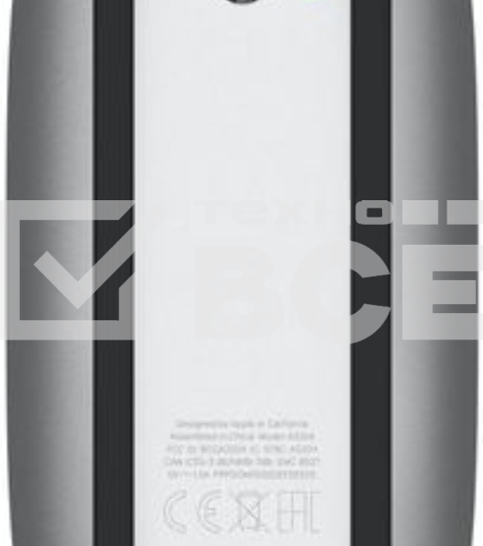 Мышь Apple Magic Mouse 3 A3204 черный лазерная беспров. BT для ноутбука (MXK63CH/A)