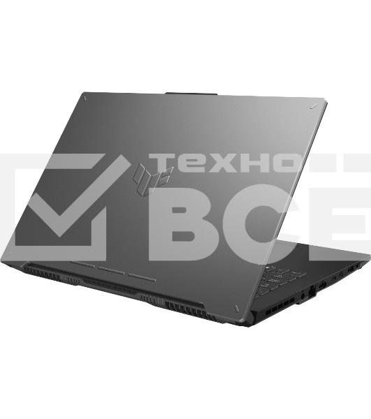 Ноутбук ASUS TUF A16 FA607NUQ-RL024/16'/IPS/AMD Ryzen 7 170/16384Mb/512Gb SSD/nVidia GeForce RTX4050(6144Mb)/DOS/серый/2.2kg