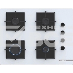 Газовая варочная панель Bosch POP7C2P30O белый, фото 1