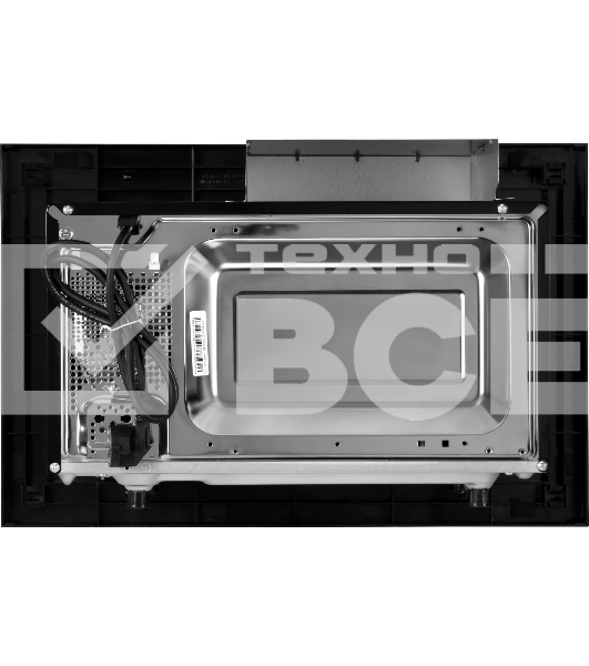 Встраиваемая микроволновая печь Weissgauff HMT-620 Grill черный, 20 л, 700 Вт, переключатели - кнопки/поворотный механизм