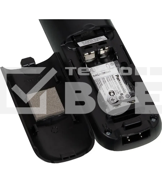 Телефон беспроводной (DECT) Panasonic KX-TG6811RUB (черный) {Беспроводной DECT,40 мелодий,телефонный справочник 120 зап.}