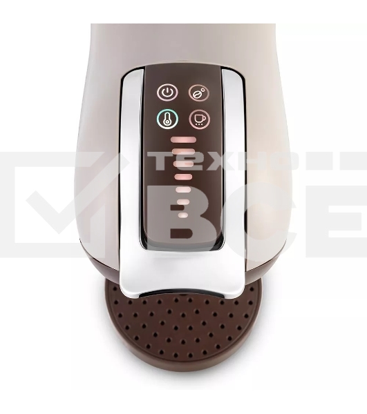 Кофеварка капсульная Kitfort КТ-7448 коричневый/бежевый, исп. кофе - капсулы/молотый, 1 л, 1400 Вт, 19 Бар.