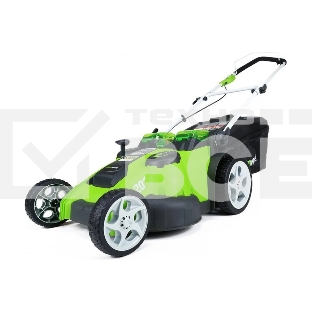 Газонокосилка аккумуляторная GreenWorks G40LM49DB, TwinForce, 40V, 49 см, без АКБ и ЗУ  (2500207)