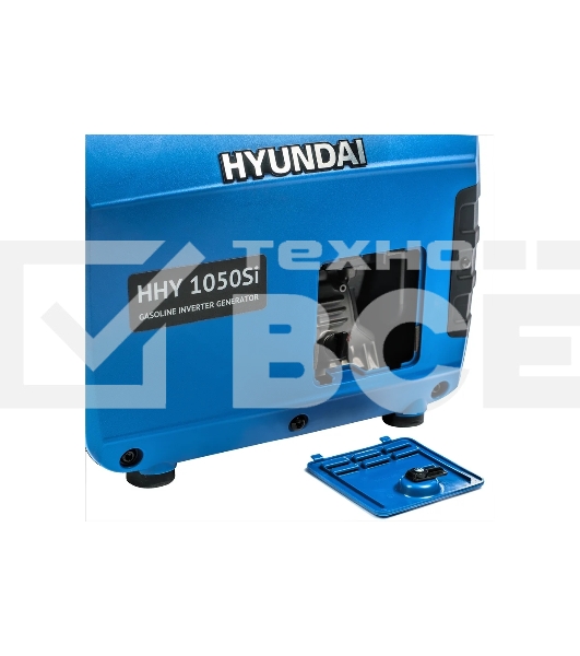 Электрогенератор бензиновый инверторный Hyundai HHY 1050Si, 1.2 кВт, 59 дБ, 12 кг