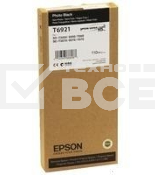 Картридж Epson C13T692100 фото черный (110 мл) для SureColor SC-T3000, SC-T3200, SC-T5000, SC-T5200, SC-T7000, SC-T7200