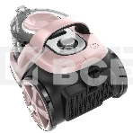 Пылесос Eurostek EVC-4508 розовый/черный, 420/2500 Вт, уборка сухая, пылесборник контейнер 3 л, фото3