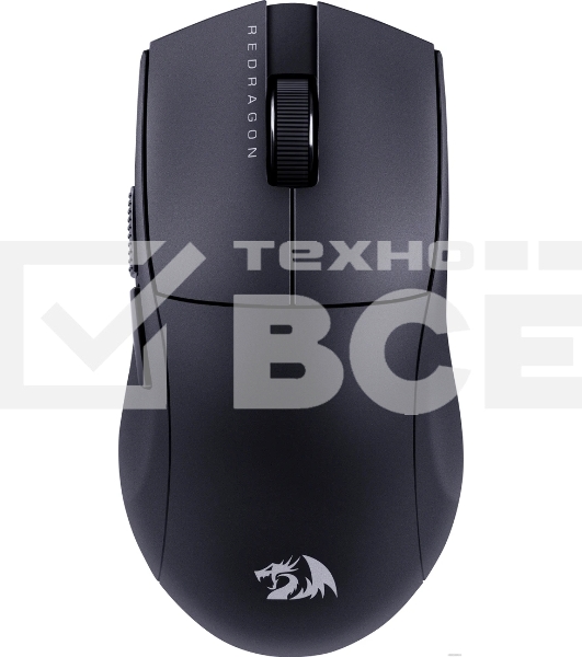 Мышь беспроводная Defender Redragon K1ng 4K Pro черный, 26000 dpi, радиоканал, Bluetooth, USB, кнопки - 5