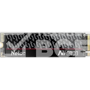 Накопитель SSD Netac NV5000-T, 1TB, M.2 2280, PCIe 4.0 x4, NVMe, R/W 4800/4600, с радиатором
