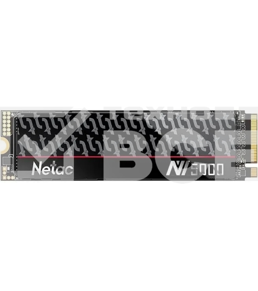 Накопитель SSD Netac NV5000-T, 1TB, M.2 2280, PCIe 4.0 x4, NVMe, R/W 4800/4600, с радиатором