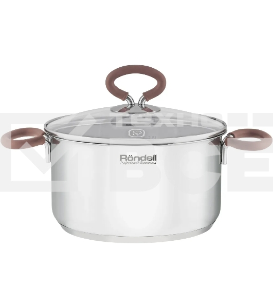 Кастрюля Rondell Etery RDS-1599 3.1л. d=20см (с крышкой) стальной