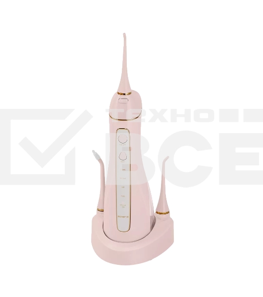 Ирригатор Polaris PWF 0201 портатив. импульсн. 5насад. розовый