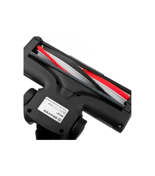 Пылесос вертикальный BRAYER BR4267 серый, питание от аккумулятора, 120 Вт, уборка сухая, пылесборник 0.5 л, работа от АКБ max 45 мин