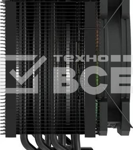 Устройство охлаждения (кулер) MONTECH Air Cooler 210 ARGB Soc-AM5/AM4/1151/1200/1700 черный 4-pin Al+Cu 210W Ret (AIR COOLER 210 ARGB)