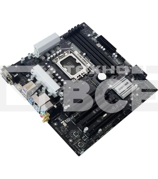 Материнская плата Biostar B760MXC PRO, LGA 1700, Intel B760, 4xDDR4, 8xSATA, 2xM.2, 1xPCIe 4.0 x16, 3xPCIe 3.0 x1, 1xHDMI, 1xDVI, 1xVGA, 1x 1Gb LAN, 4xUSB-A 3.2 Gen 2, 2xUSB-A 2.0, 3x3.5 мм, 7.1, mATX