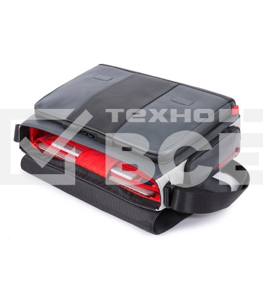 Сумка мужская Piquadro Urban CA1592UB00/GRN серый/черный натур.кожа