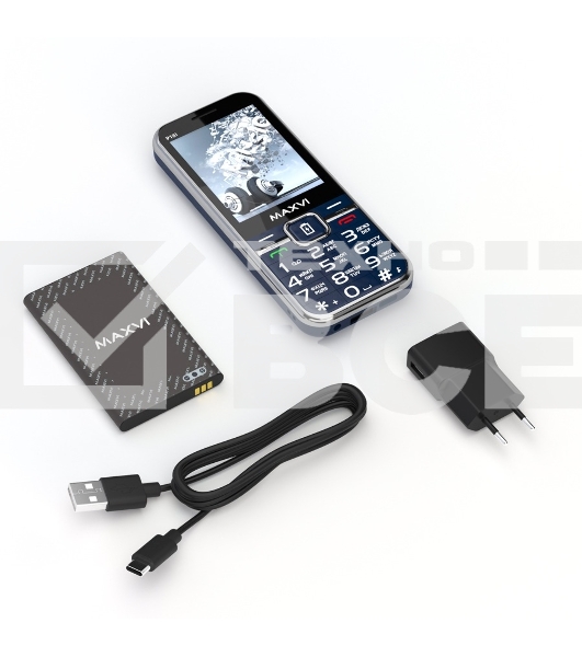 Мобильный телефон Maxvi P18i синий