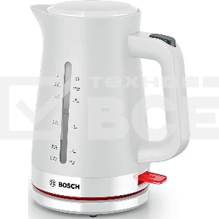 Чайник Bosch TWK3M121 1,7 л, 2400 Вт, белый