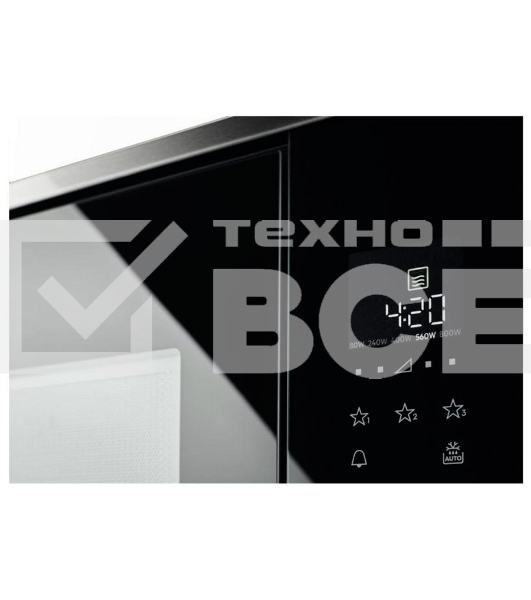 Микроволновая печь встраиваемая Electrolux LMS2203EMK черный, 20 л, 700 Вт, переключатели - поворотный механизм/кнопки