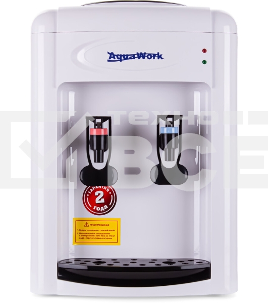 Кулер для воды Aqua Work 0.7-TWR, без нагрева, без охлаждения, белый/черный